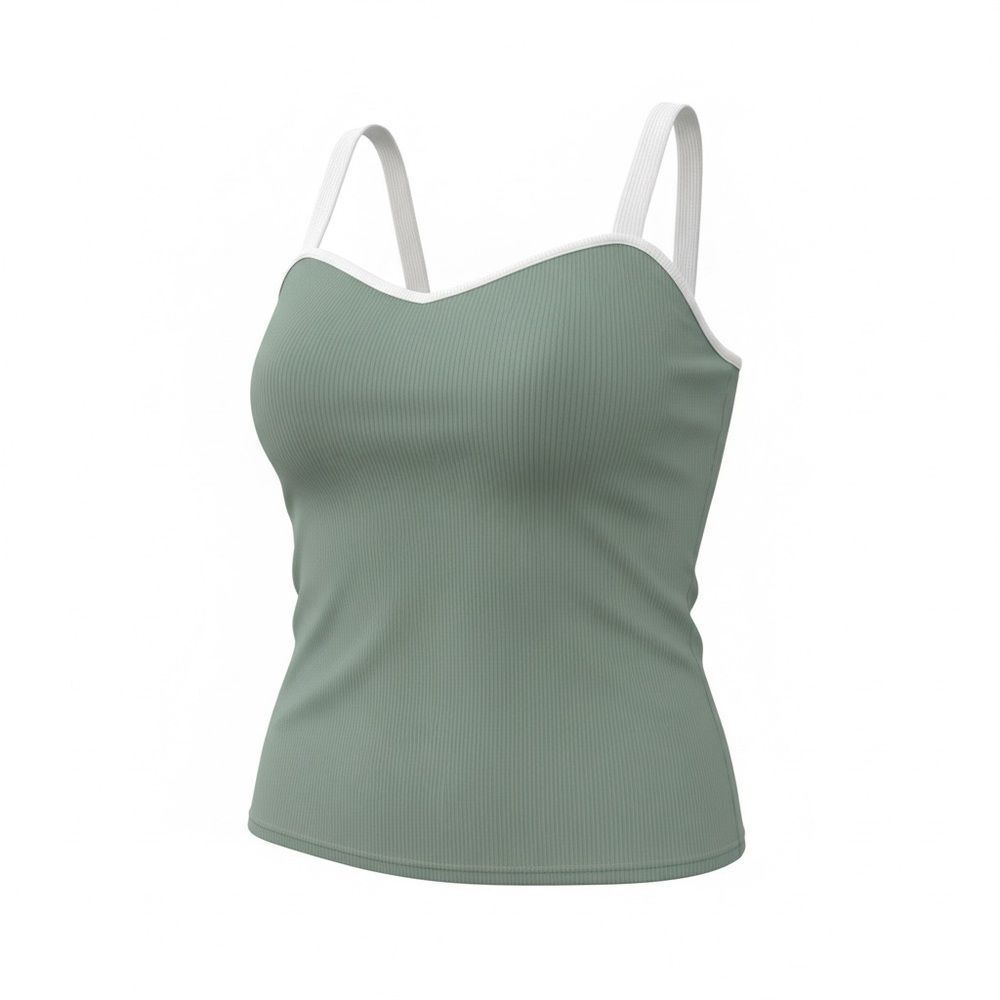 MIHOLL Ribbed Green tank top NWT XXL